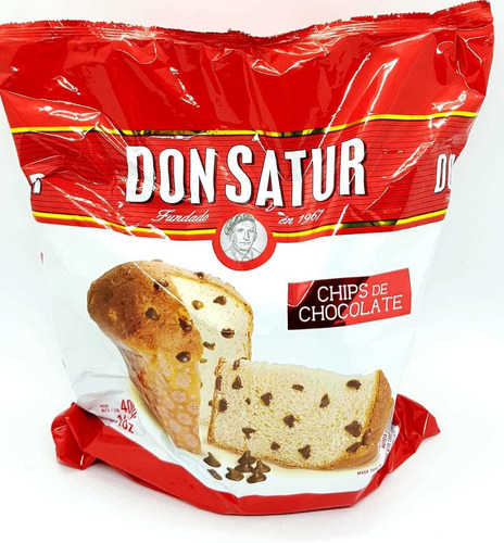 DON SATUR PAN DULCE CON CHIPS 400G