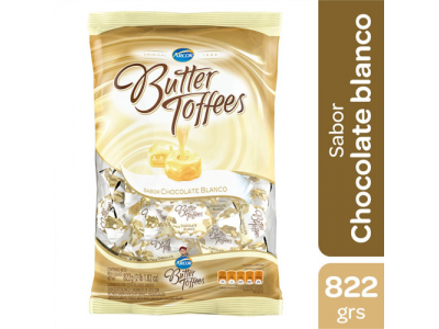 ARCOR CARAMELOS BUTTER TOFFEE  BLANCO 822G