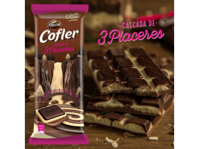 ARCOR CHOCOLATE COFLER 3 PLACERES 55G