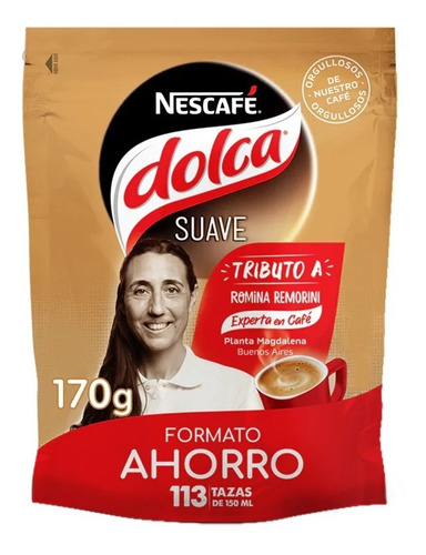 NESTLE CAFE DOLCA DOY PACK SUAVE 170G