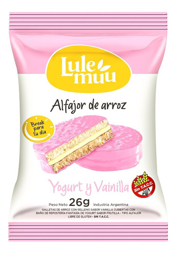 SPAR ALFAJOR ARROZ LULEMUU VAIN FRUTILLA 27G