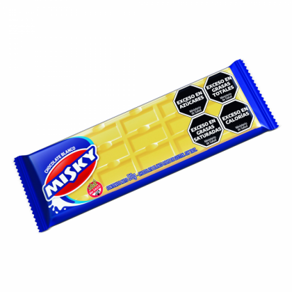 CHOCOLATE BLANCO MISKY 50G
