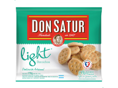 DON SATUR GALLETITAS BIZCOCHOS LIGHT.170G