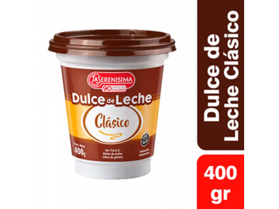 MAST LACTEO DULCE DE LECHE LA SERENISIMA 400G