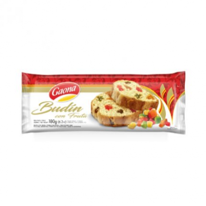GAONA BUDIN C/FRUTAS 180G