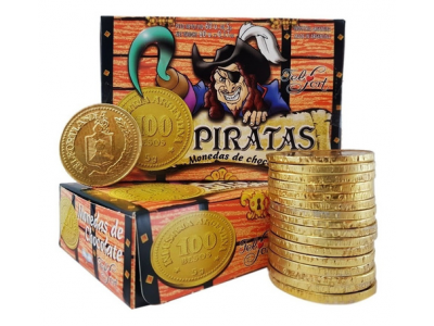 CHOCOLATE MONEDAS PIRATAS