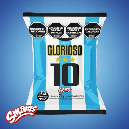 ALFAJOR GLORIOSO DULCE DE LECHE SIN TACC
