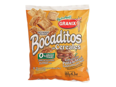 GRANIX BOCADITO CEREAL MANI/MIEL 180G