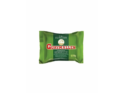 GUAYMALLEN ALFAJOR TRIPLE C/FRUTA