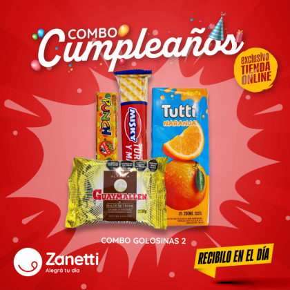 COMBO GOLOSINAS CUMPLEAÑOS Nº2
