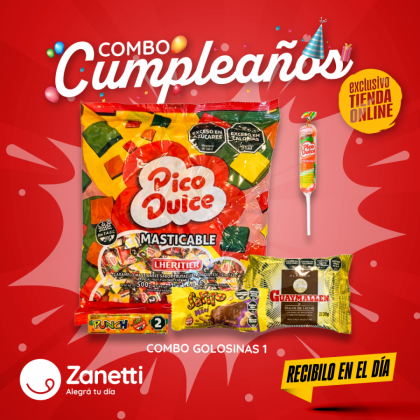 COMBO GOLOSINAS CUMPLEAÑOS Nº1