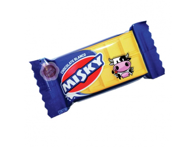 CHOCOLATE BLANCO MISKY 8GR