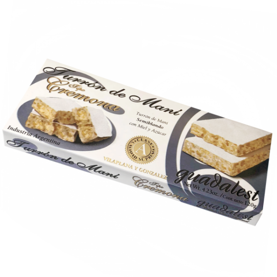 GUADALEST TURRON MANI CREMONA 120GR