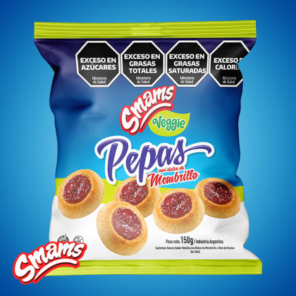 SMAMS PEPAS VEGGIE 150GR