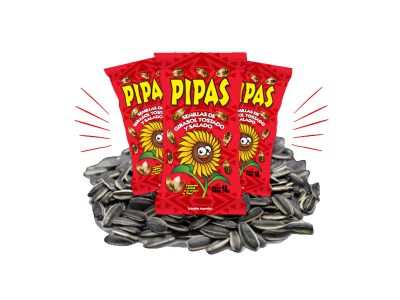 PIPAS GIRASOL X UNIDAD