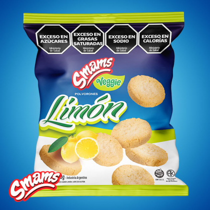 SMAMS POLVORONES VEGGIE LIMON 120GR