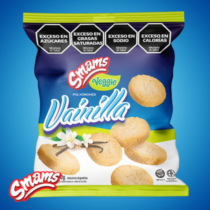 SMAMS POLVORONES VEGGIE VAINILLA 120GR