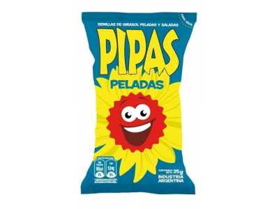 PRO  INFL PIPAS PELADAS 25G