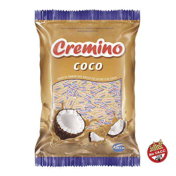 ARCOR CARAMELOS CREMINO COCO 940G