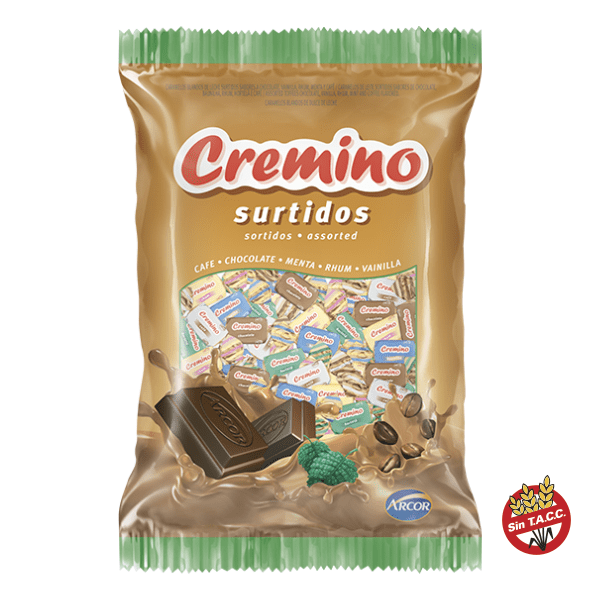 ARCOR CARAMELOS CREMINO SURTIDO 940G