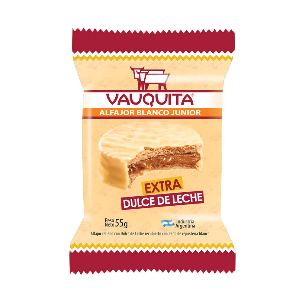 VAUQUITA ALFAJOR VAUQUITA JUNIOR BCO