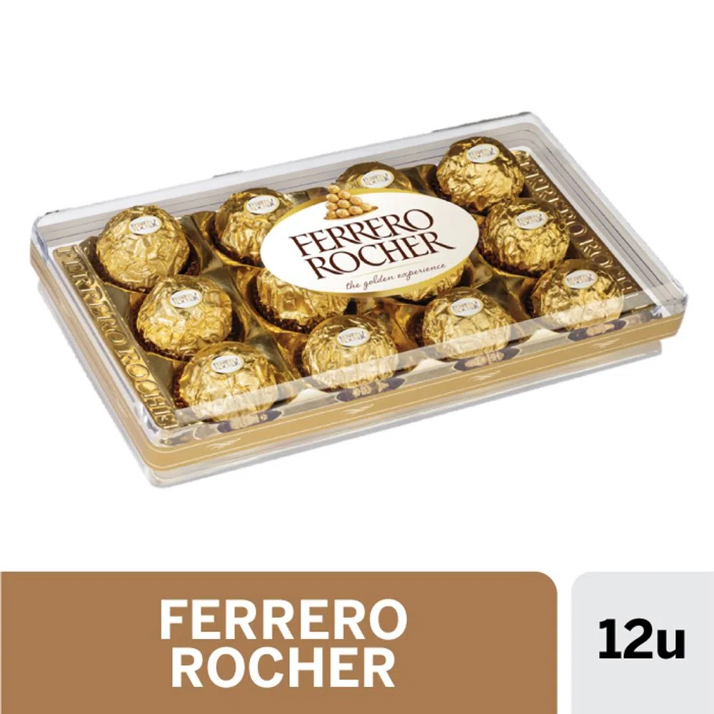 FERRERO ROCHER BOMBON ROCHER ESTUCHE X 12U