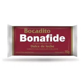 BONAFIDE BOCADITO DULCE DE LECHE 16G