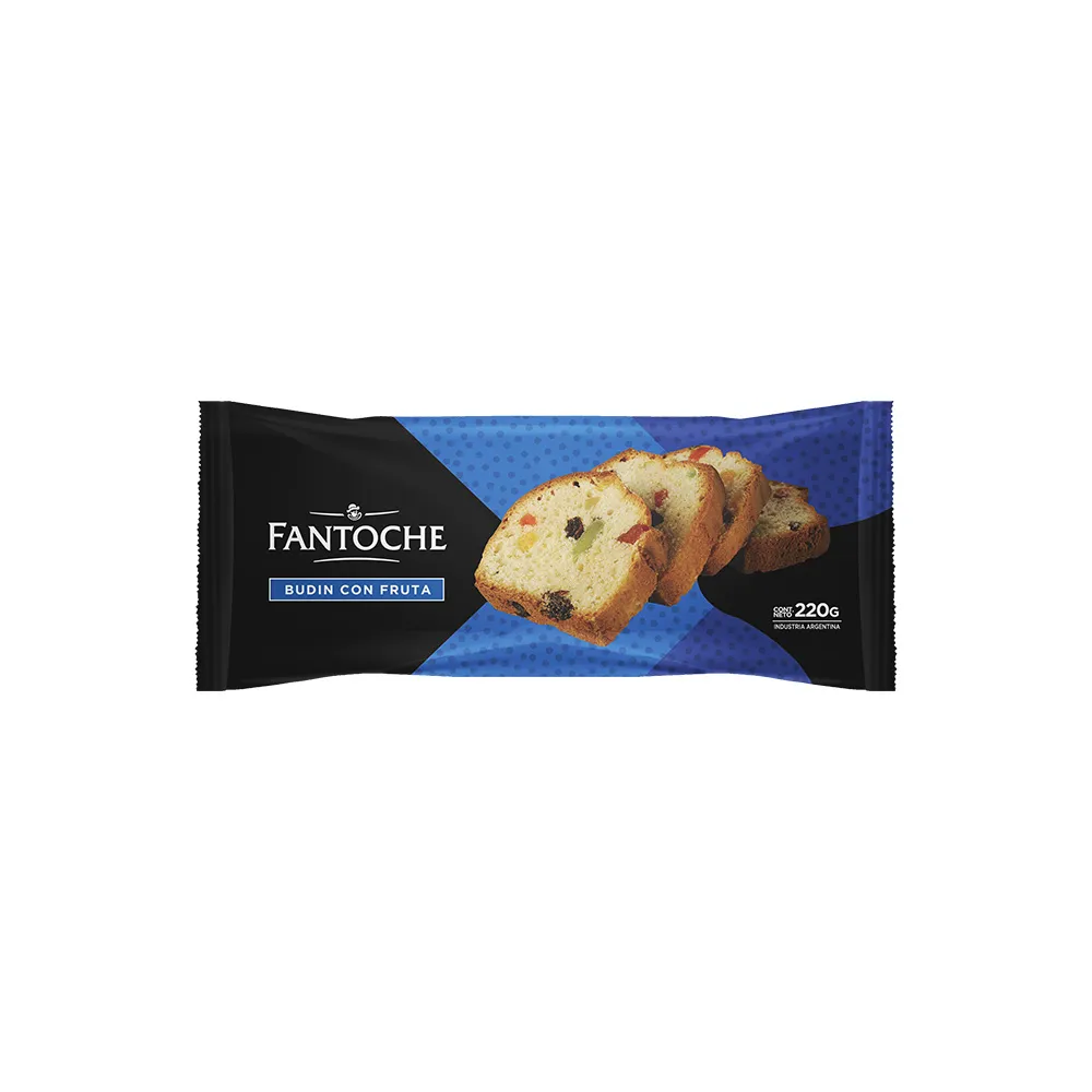 FANTOCHE BUDIN CON FRUTA 220G