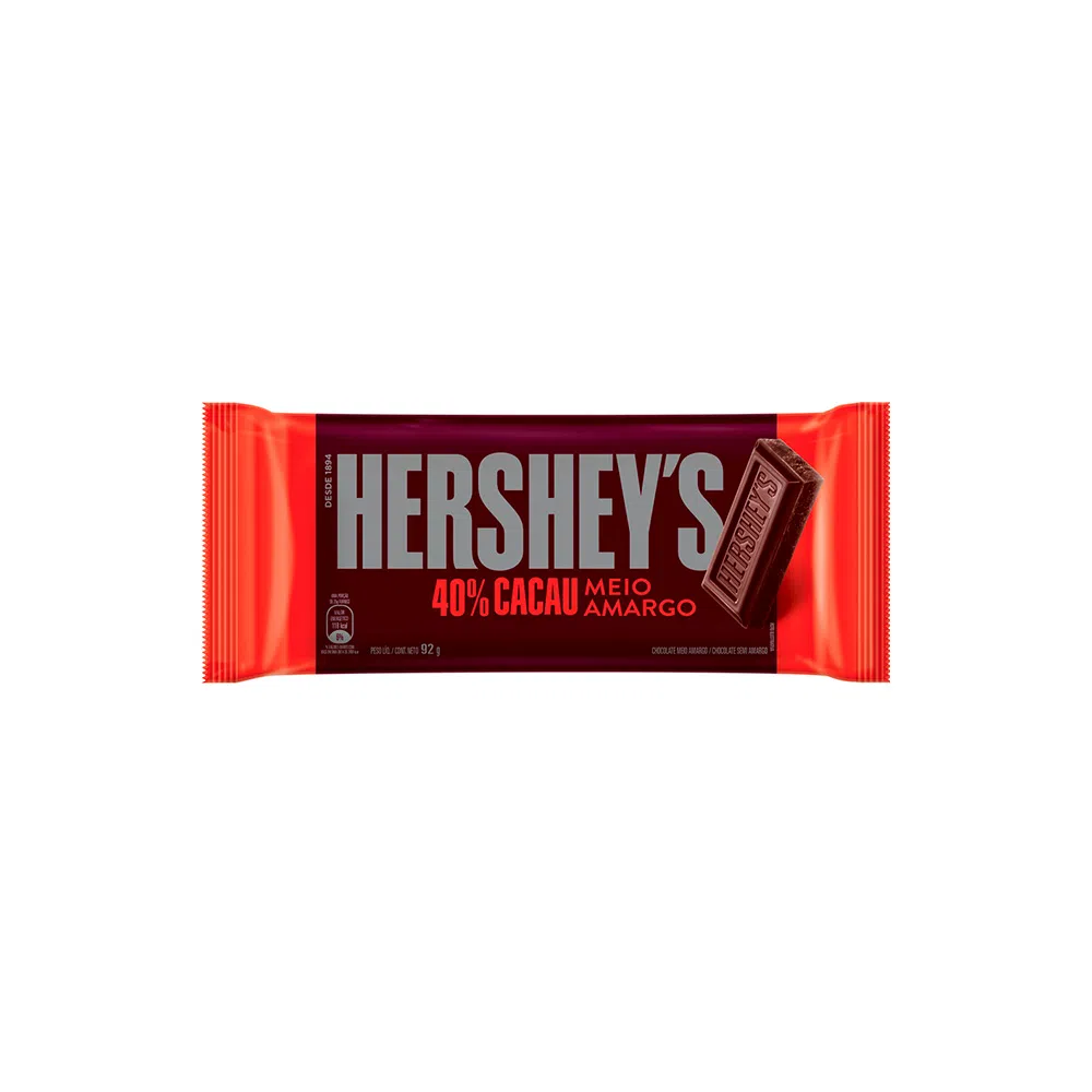 HERSHEYS 40% cacao 92gr