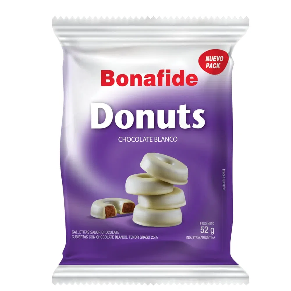 BONAFIDE DONUTS BLANCO 52G