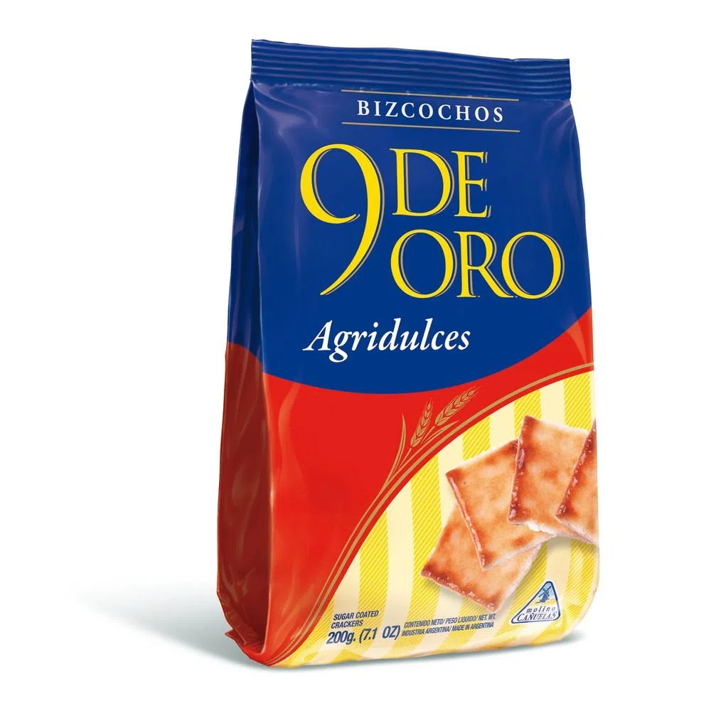 MOLINO GALLETITAS 9 DE ORO AGRIDULCES 200G