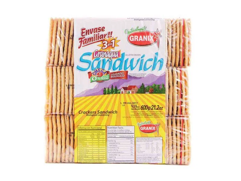 GRANIX GALLETITAS GRANAGUA 600G