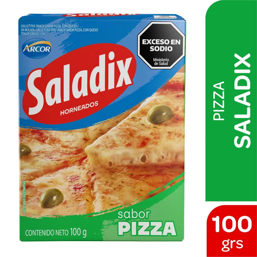 GALLETITAS SALADIX SABOR PIZZA 100 GR