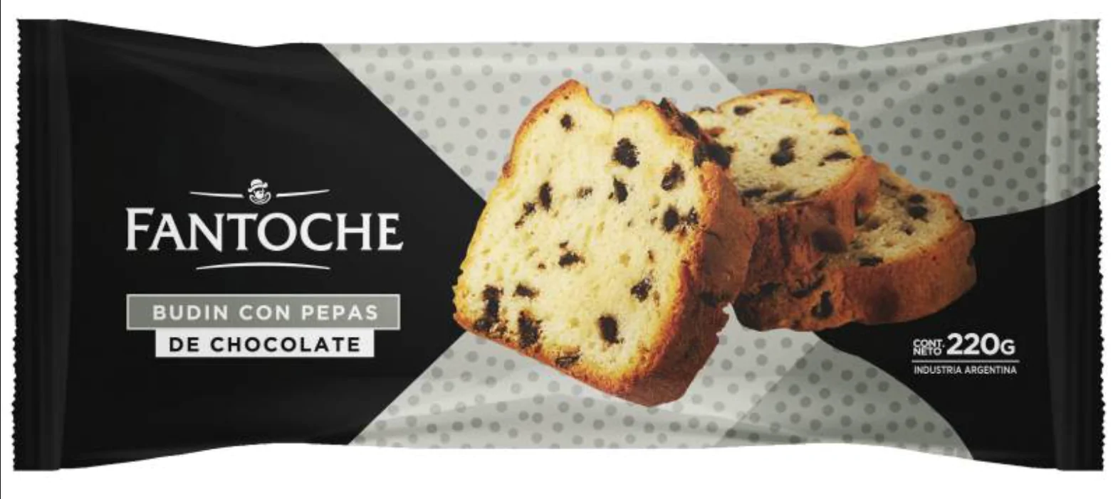FANTOCHE BUDIN CON CHIPS 220G