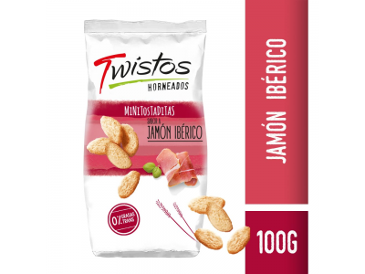 PEPS COPE TWISTOS JAMON 100G