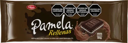 GALLETITA  PAMELA RELLENA CHOCOLATE 84 GRAMOS