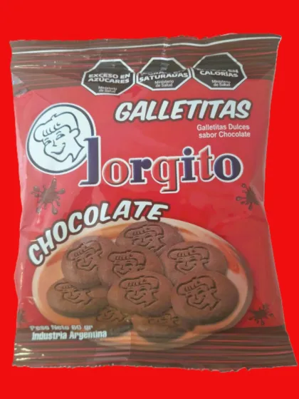 JORGITO GALLETITAS SABOR CHOCOLATE X 60 GRS