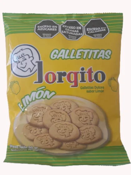 JORGITO GALLETITAS SABOR LIMON X 60 GRS